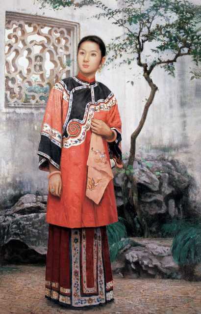 蒋昌一 2000年作 庭院深深